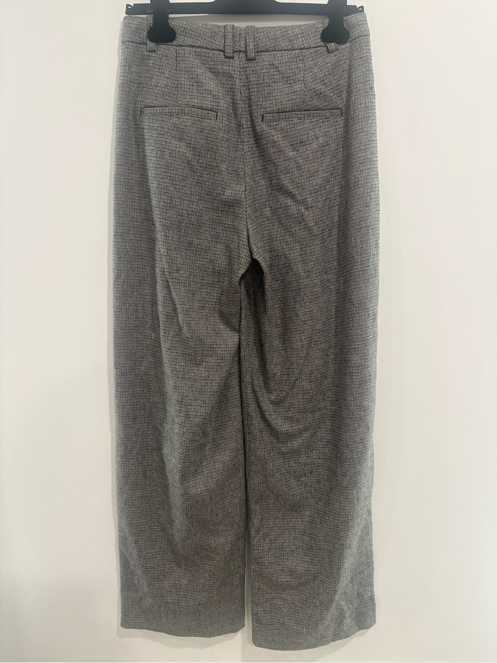 Roma Check Italian Wool-Blend High-Waist Trouser - Picture 8 of 9